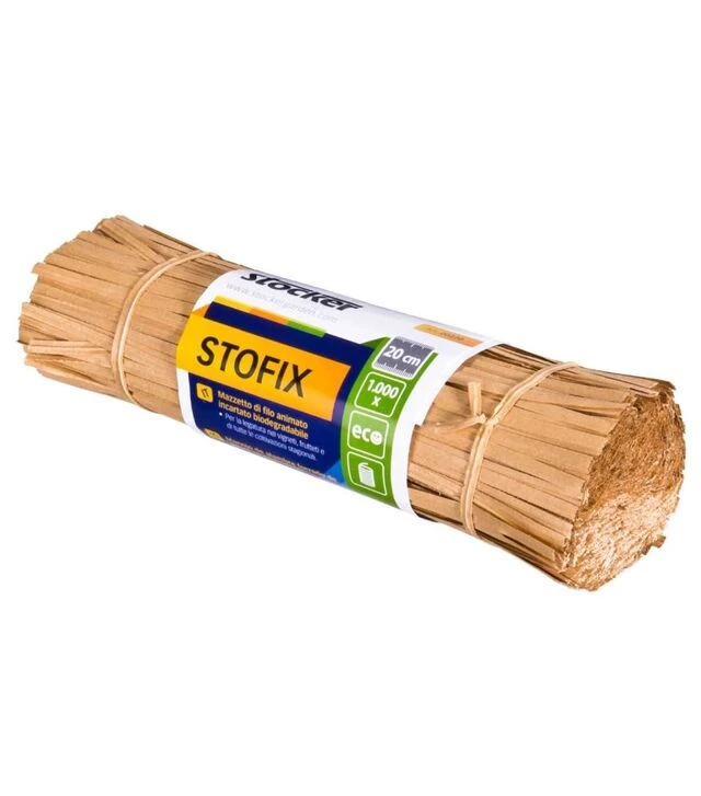 Шпагат-дріт Stocker Stofix біорозкладний 20 см, 1000 шт
