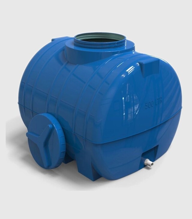 Бочка горизонтальная Litolan 500 л, стандартная (14176)