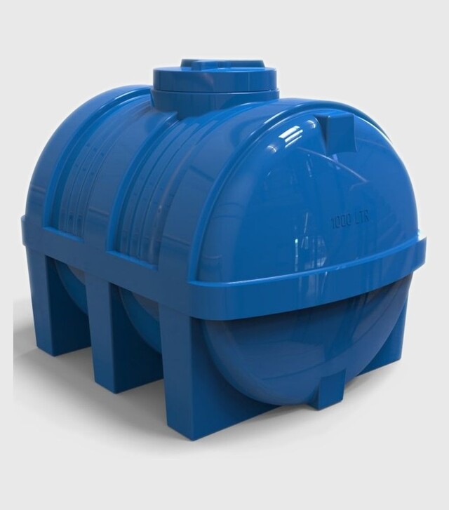 Бочка горизонтальна Europlast 1000 л, стандартна (15527)