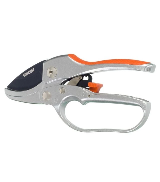 Секатор Stocker 7244 с храповым механизмом Ø25 мм, 180 мм