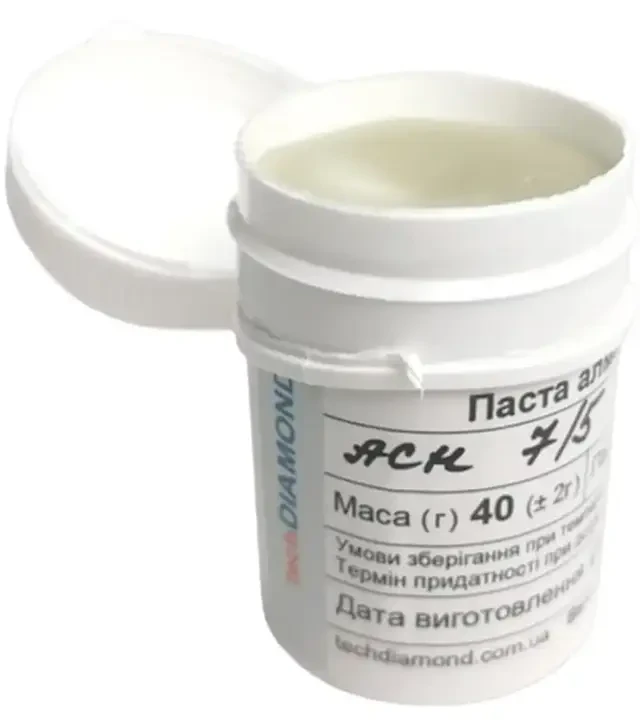 Алмазна паста АСH 7/5 ПОМГ (10%) 2200 Grit, 40 г