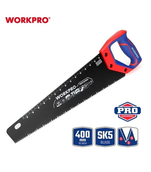 Ножівка WORKPRO PRO PLUS, 400 мм, з тефлоновим покриттям (WP215013)