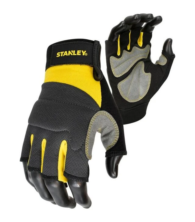 Перчатки Stanley с дополнительными накладками на ладони, размер L/9 (SY640L)