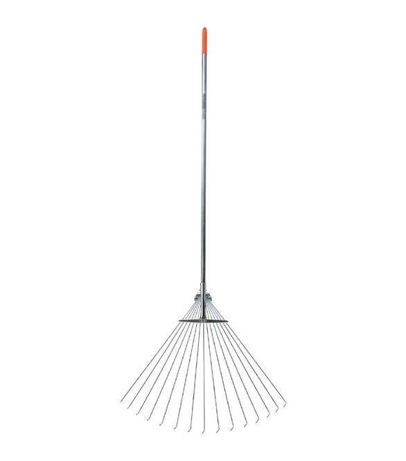 Граблі віялові Flora 580x490x1540 мм, металеві, регульовані, з держаком (5050574)