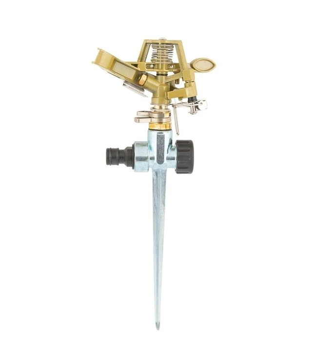 Ороситель для полива MASTERTOOL импульсный, 1/2", 16 м, на ножке (92-9330)