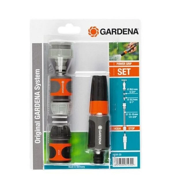 Насадка для полива GARDENA Classic + комплект соединителей 1/2" (18291-20.000.00)