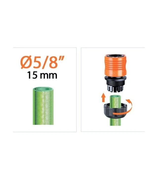 Коннектор Claber 5/8" для поливочного шланга (85690000).
