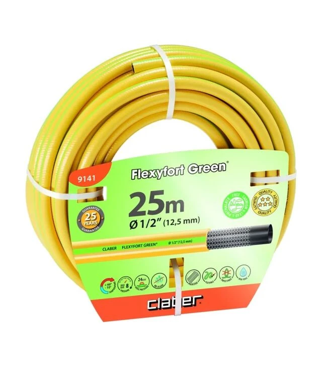 Шланг поливочный Claber Flexyfort Green 1/2" 25 м (91410000)