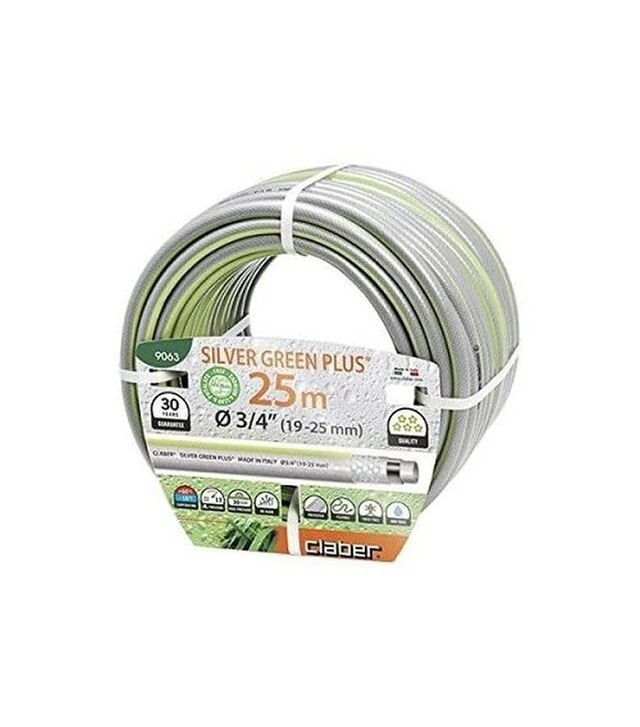 Шланг поливочный Claber Silver Green Plus 3/4" 25 м (90630000)