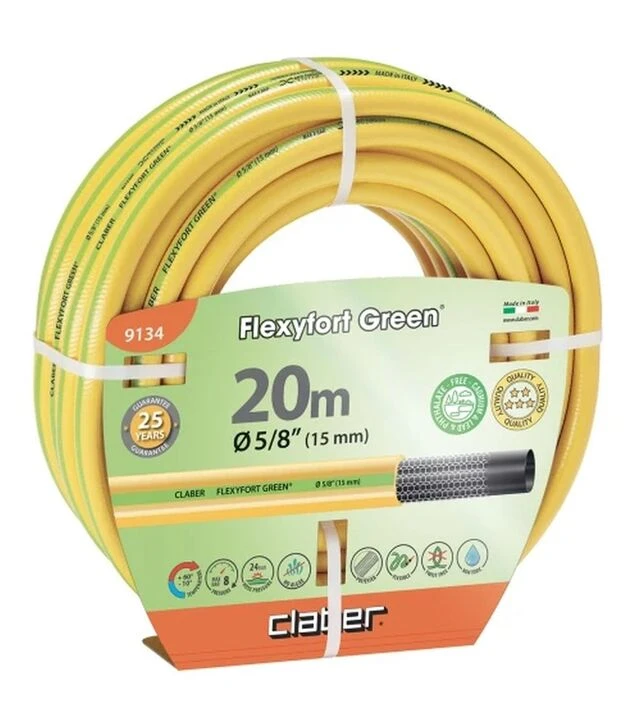 Шланг поливочный Claber Flexyfort Green 5/8" 20 м (91340000)