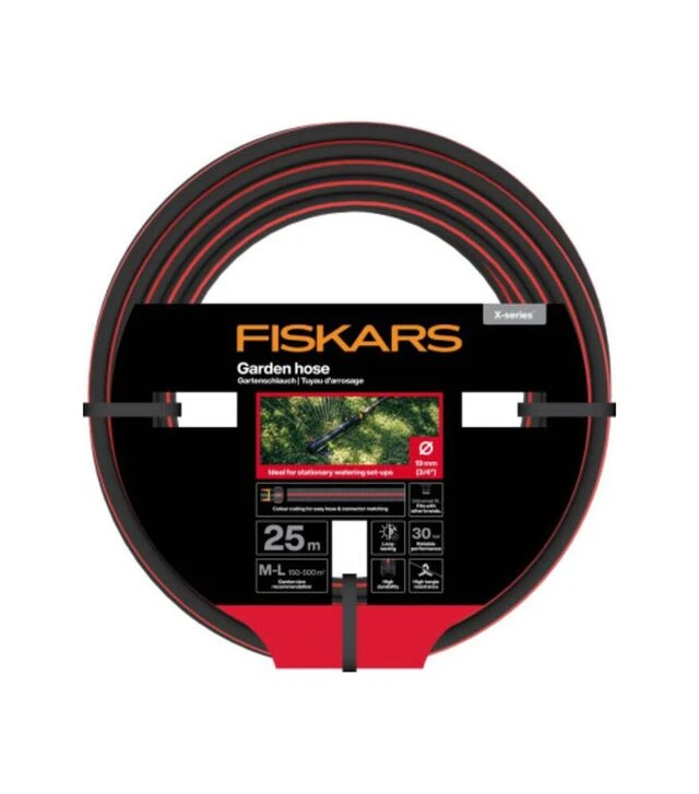 Шланг садовий Fiskars X-series 3/4", 25 м (1076047)