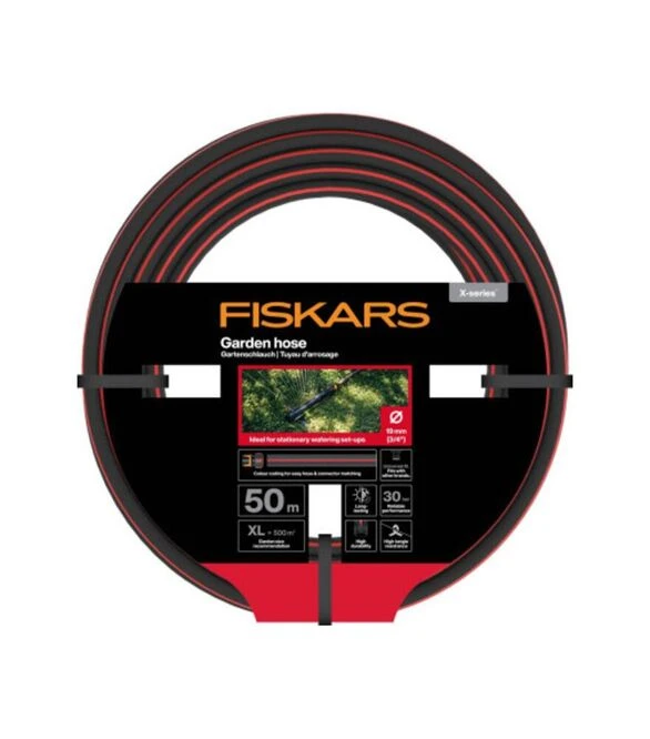 Шланг садовий Fiskars X-series 3/4", 50 м (1076048)
