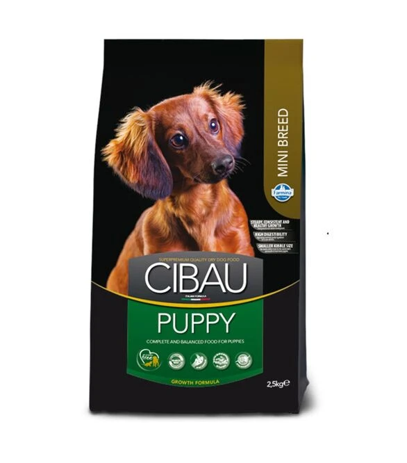 Сухий корм для цуценят дрібних порід Farmina Cibau Puppy Mini, з куркою, 2,5 кг