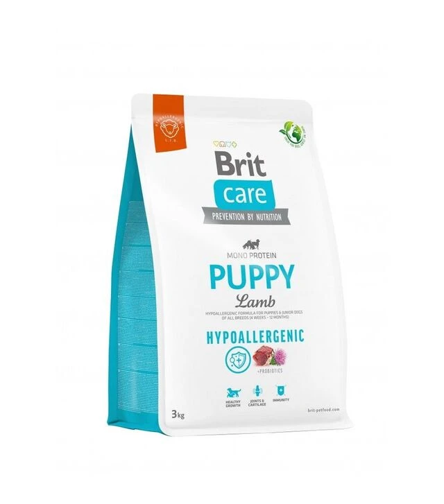 Сухой корм для щенков Brit Care Dog Hypoallergenic Puppy с ягненком, 3 кг