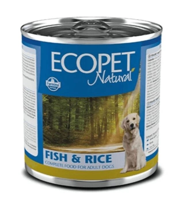 Вологий корм для собак Farmina Ecopet Natural з оселедцем та рисом, 300 г
