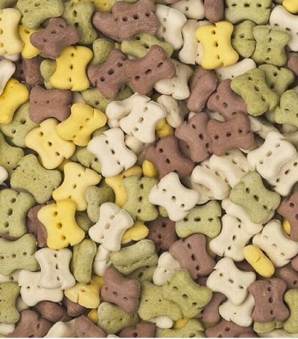 Печенье для собак AnimAll Crunch Dog кость Mix S, 3 кг