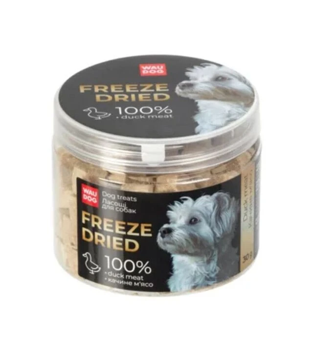 Лакомство для собак WAUDOG Treats Freeze Dried утиное мясо, 30 г