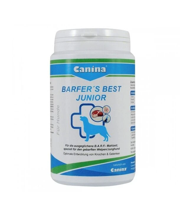 Витаминно-минеральный комплекс для собак Canina Barfer Best Junior при натуральном кормлении, 350 г
