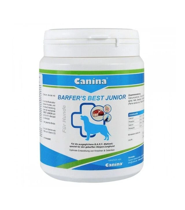 Витаминно-минеральный комплекс для собак Canina Barfer Best Junior при натуральном кормлении, 850 г