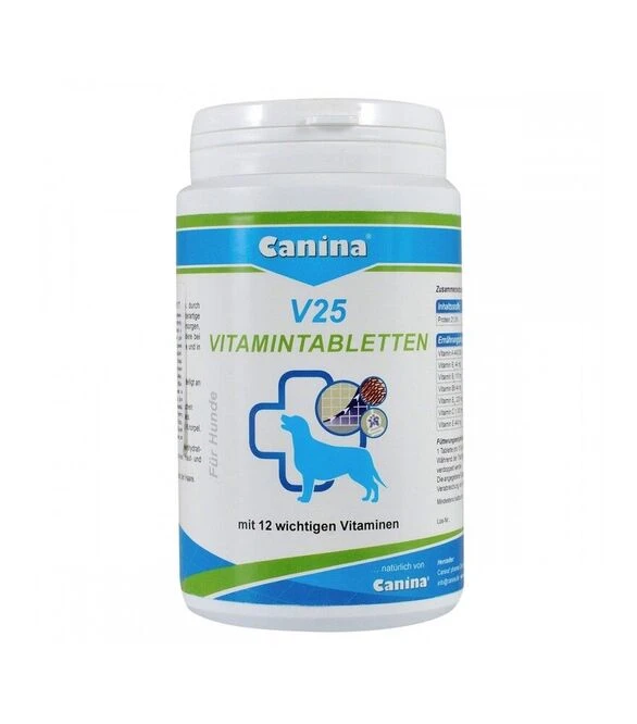 Вітамінний комплекс для собак Canina V25 Vitamintabletten, 60 шт