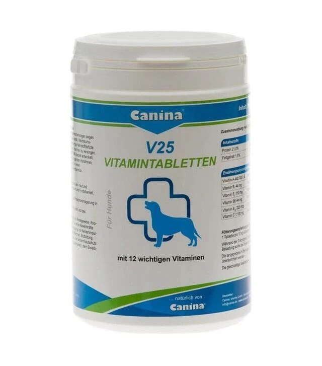 Вітамінний комплекс для собак Canina V25 Vitamintabletten, 210 шт