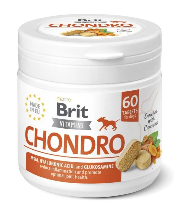 Вітаміни для собак Brit Vitamins Chondro для підтримки суглобів, 60 шт