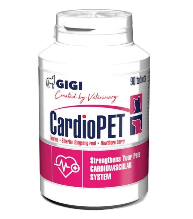 Вітаміни для собак GiGi CardioPet для підтримки серця, 90 шт