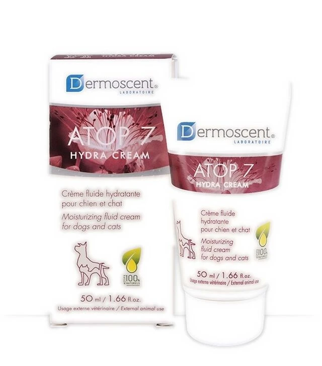 Крем для собак і котів Dermoscent ATOP 7 Hydra Cream для догляду за шкірою, 50 мл