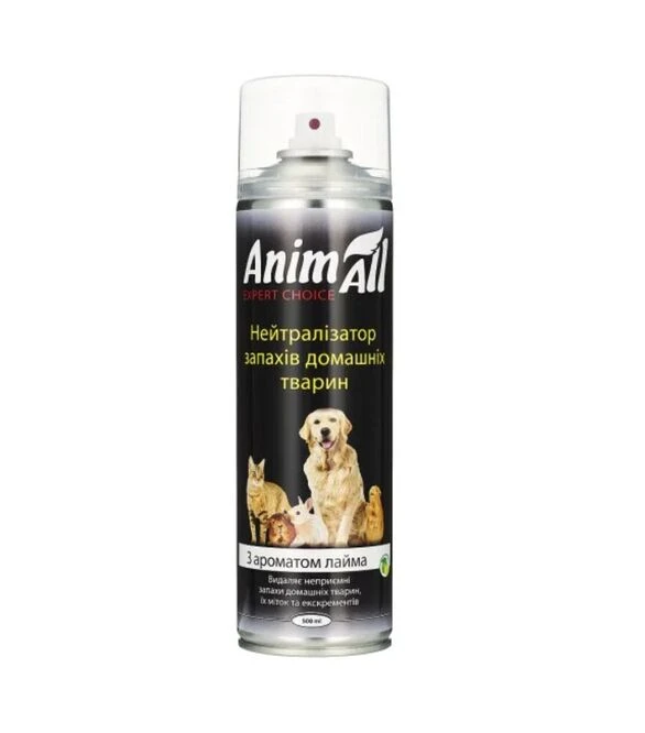 Спрей AnimAll нейтрализатор запаха домашних животных, с ароматом лайма, 500 мл