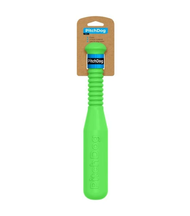 Игрушка для собак PitchDog Бита для апортировки, салатовая, 35х6 см