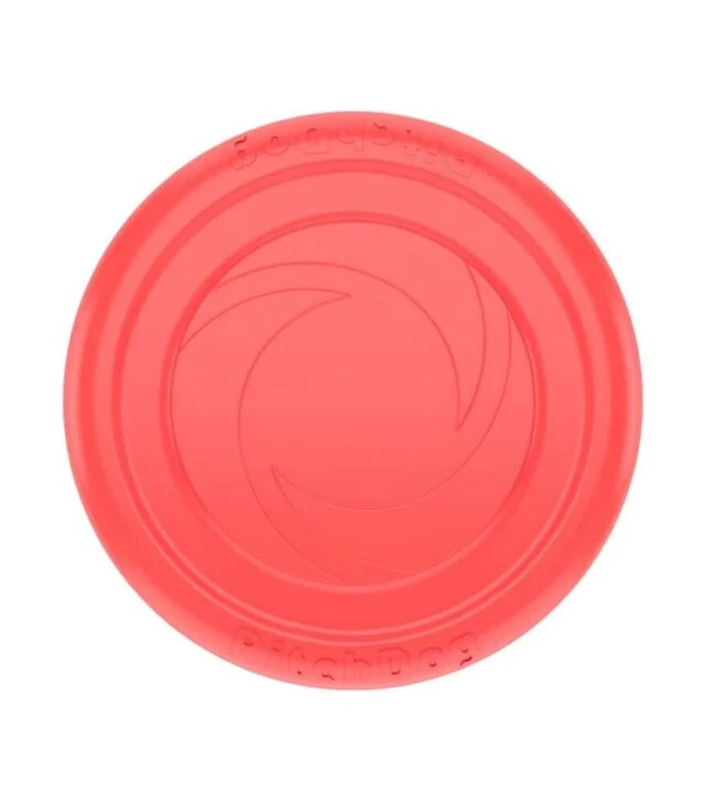 Игрушка для собак PitchDog Тарелка для апортировки, розовая, 24 см