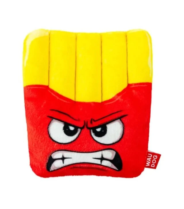 Іграшка для собак WAUDOG Fun Plush Картопля фрі плюшева, 12х14,5 см