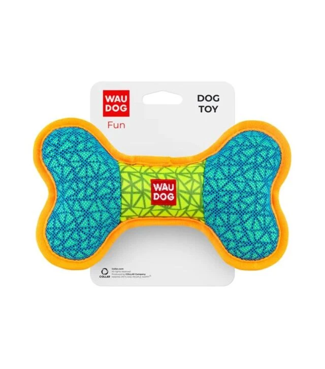 Іграшка для собак WAUDOG Fun Кістка, блакитна, 20х12 см