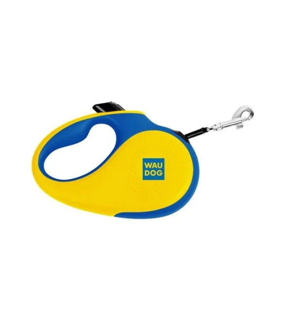 Поводок-рулетка для собак WAUDOG R-leash Colors of Freedom, до 15 кг, светоотражающий, 5 м
