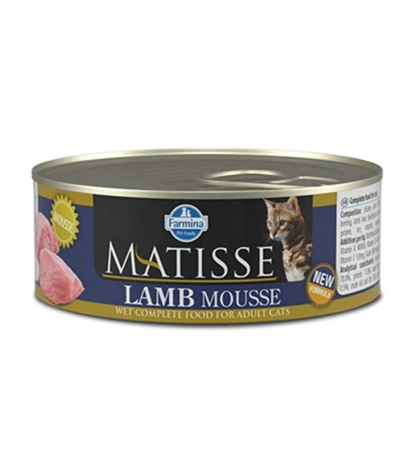 Влажный корм для кошек Farmina Matisse мусс с ягненком, 85 г