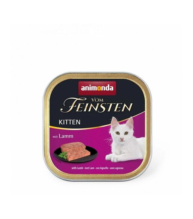 Беззерновой влажный корм для котят Animonda Vom Feinsten Kitten с ягнятиной, 100 г