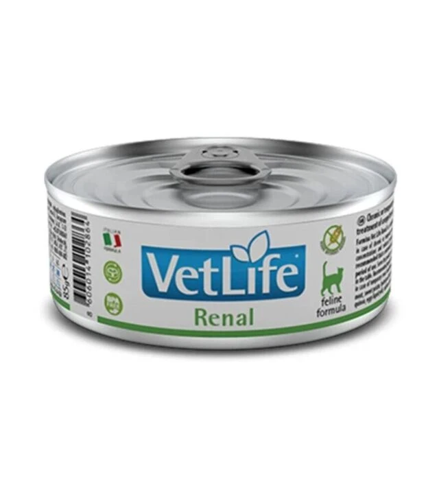 Лікувальний вологий корм для котів Farmina Vet Life Renal для підтримки функції нирок, 85 г