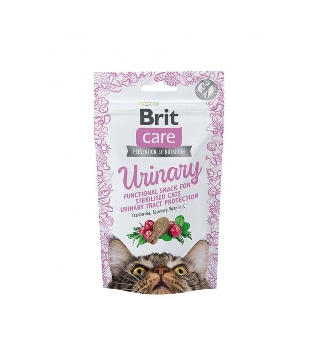 Ласощі для котів Brit Care Functional Snack Urinary для сечовидільної системи, з індичкою, 50 г