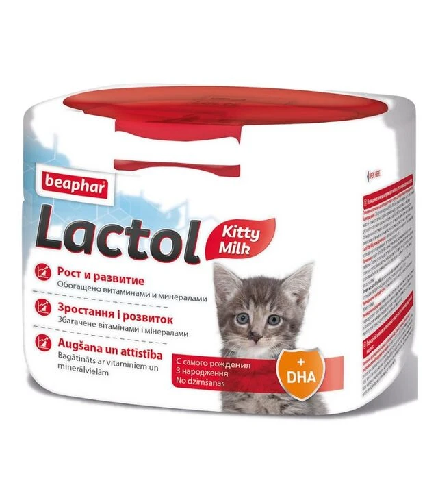 Заменитель молока для котят Beaphar Lactol сухое молоко, 250 г