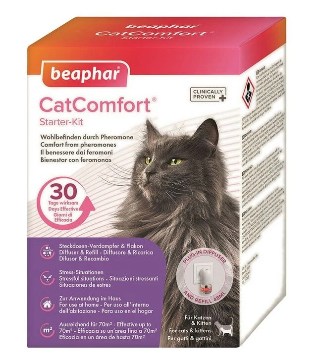 Диффузор успокаивающий с феромонами для кошек Beaphar КетКомфорт, 48 мл