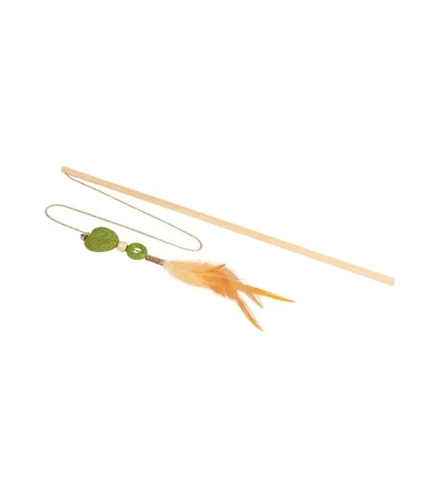 Игрушка для кошек WAUCAT Fun Natural Дразнилка с сердечком, 60 см