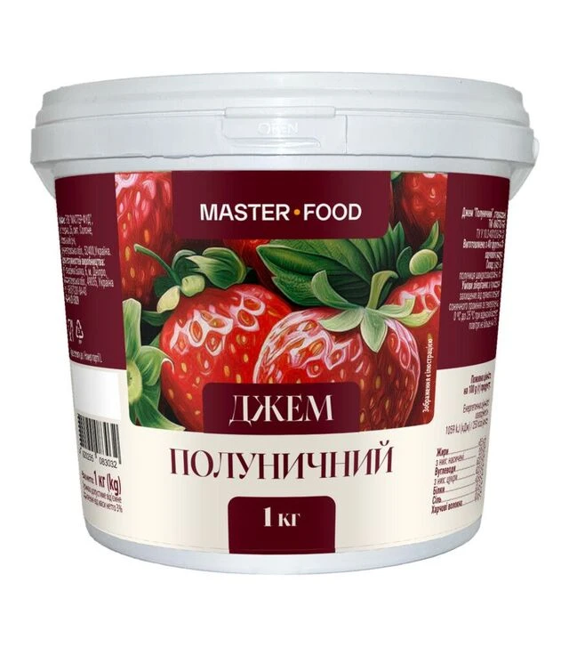 Джем Master Food полуничний, 1 кг