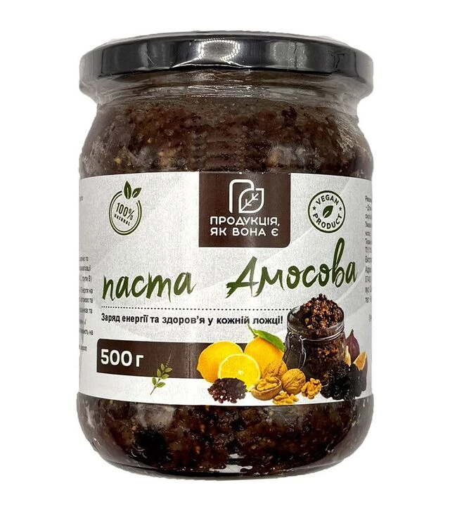 Паста Амосова (сироп агавы) Продукция, как она есть, 500 г