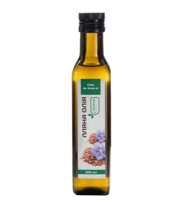 Олія лляна Продукція, як вона є, 250 мл