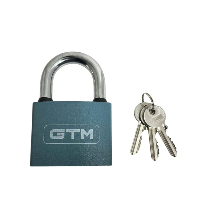 Замок навісний GTM 75мм, сірий (BCG2975)