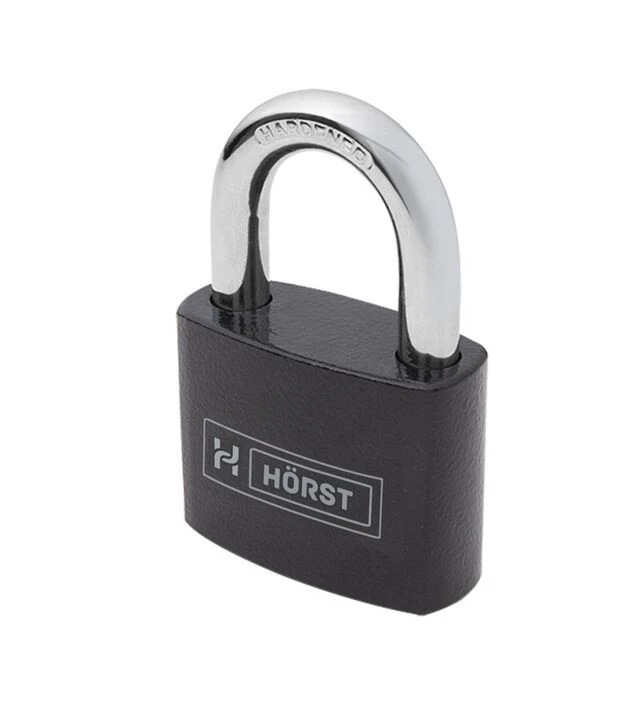 Замок навісний Horst 50мм, чорний (HR-SP4-50D)
