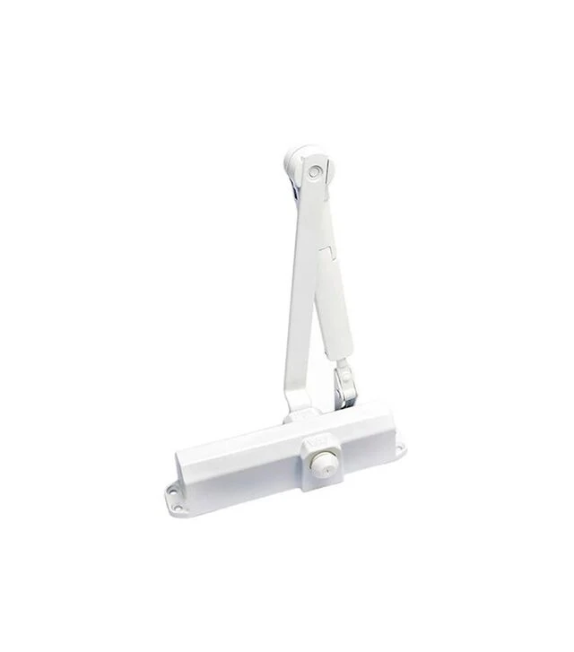 Дверной доводчик DORMA TS Compact с фиксирующей рычажной тягой, Белый (67010211)