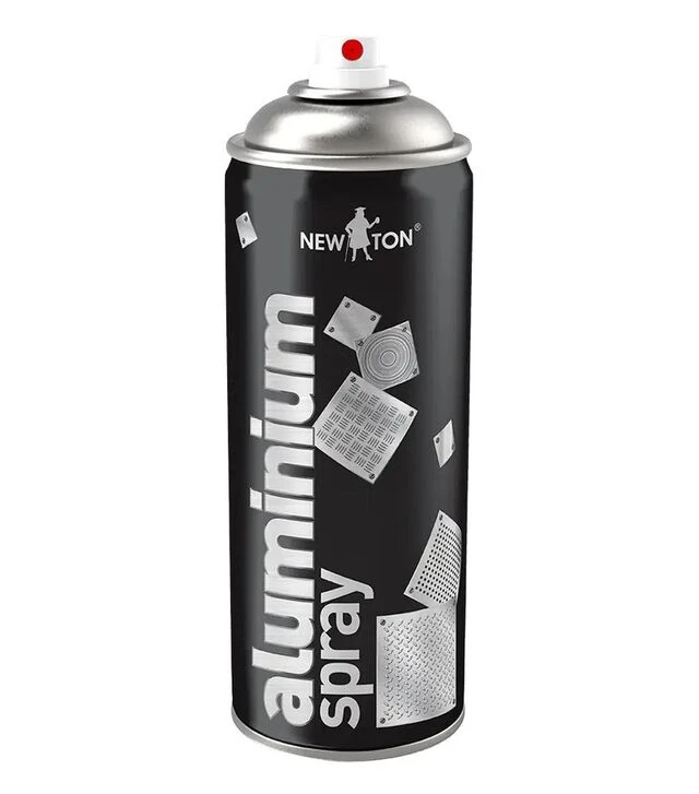 Емаль акрилова New Ton Aluminium Spray, Сірий, 400 мл