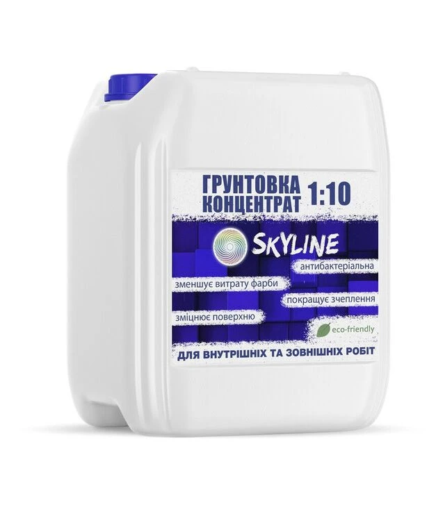 Ґрунтовка акрилова глибокого проникнення SkyLine Біла, 5 л (Концентрат, 1:10)
