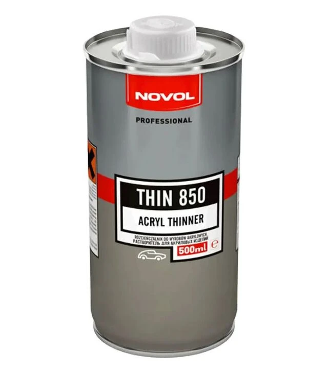 Растворитель Novol Thin 850 Стандарт для акриловых изделий, 500 мл